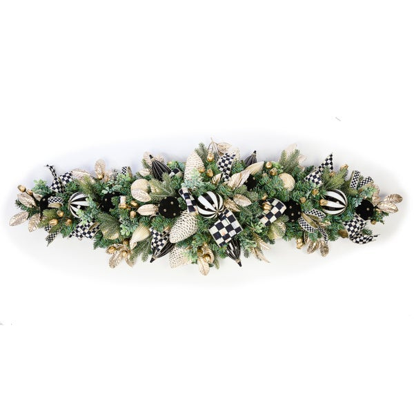 MacKenzie-Childs Courtly Noel Illuminated Mantel Arrangement | MacKenzie-Childs