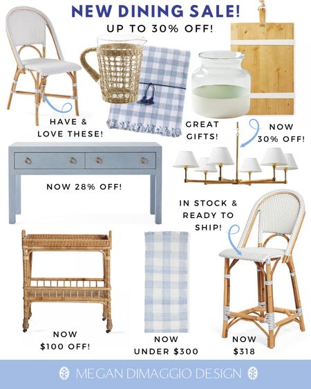 Yay!! New Serena & Lily dining sale just started today!! Now save up to 30% OFF (plus I found some deals OVER THAT!!)

Really any deal that’s over 20% off, which is their standard discount, is a great buy!! Like our favorite kitchen bistro dining chairs that we’ve had for over 8 years and still look brand new!! 👌🏻 Linked the best selling deals here 🤍

#LTKFind #LTKsalealert #LTKhome