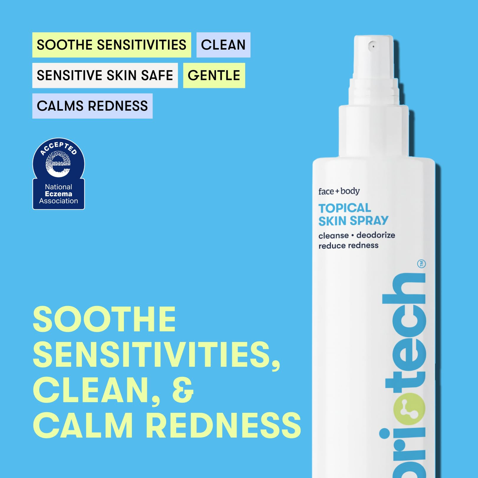 BRIOTECH Topical Skin Spray, Hypochlorous Acid Spray for Sensitive Skin, HOCl Facial Mist, Full B... | Amazon (US)