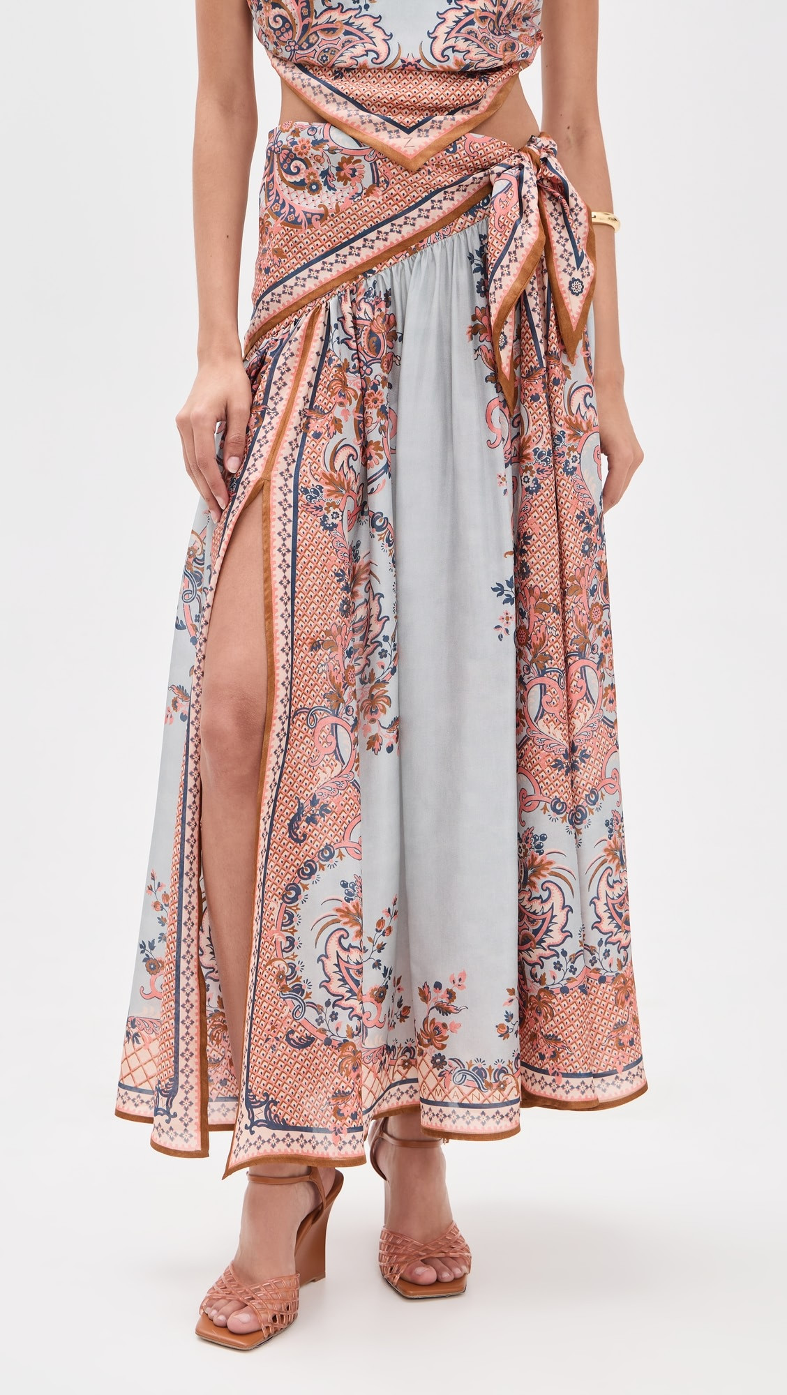 Aster Scarf Midi Skirt | Shopbop