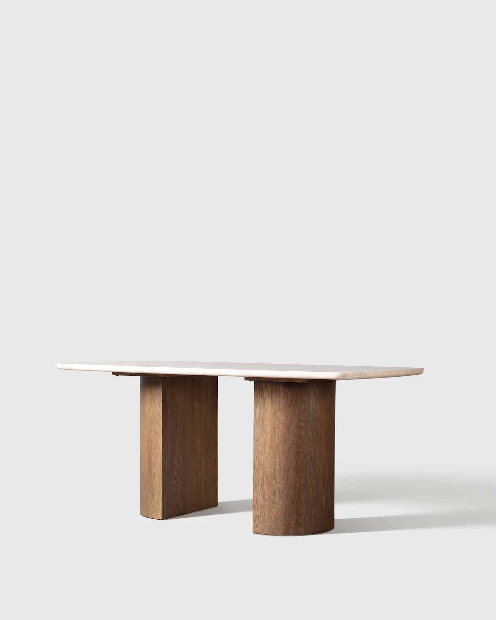 Marble Dining Table with Double Pedestal Base | Quince