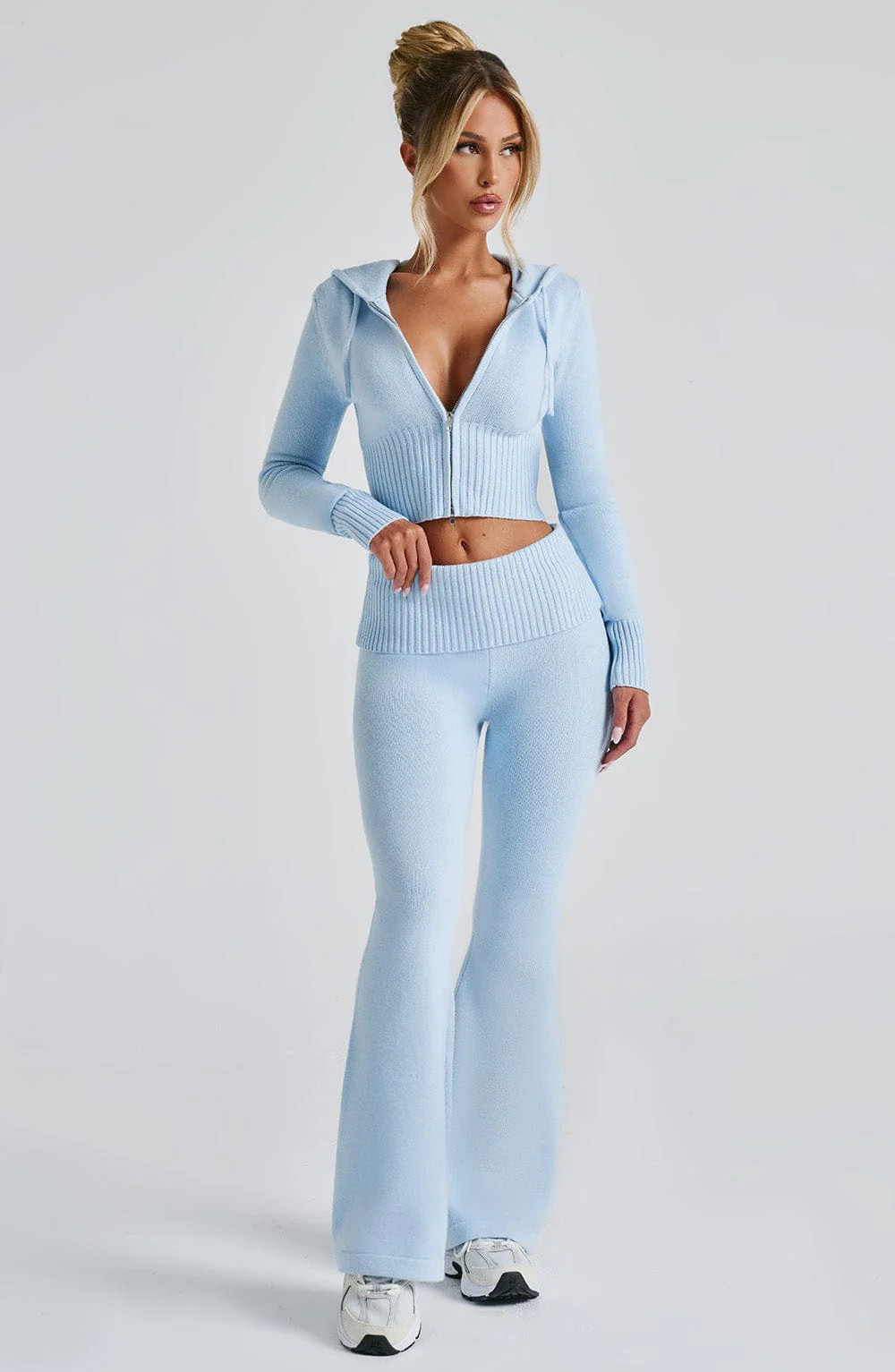 Portia Knit Pants - Baby Blue | Babyboo (global)