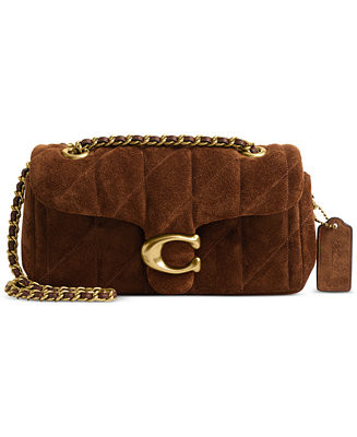 Quilted Tabby Small Suede Shoulder Bag 20 | Macy's
