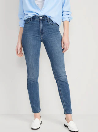 High-Waisted Wow Slim Straight Jeans for Women | Old Navy (CA)
