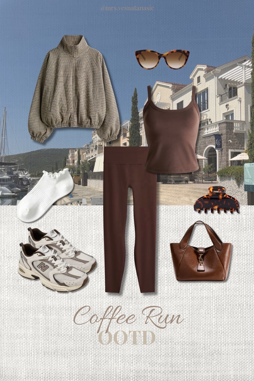 Cute, casual outfit for walks, coffee run, errands, school drop off & more 🤎

#LTKmomlife #LTKootd #LTKActive
