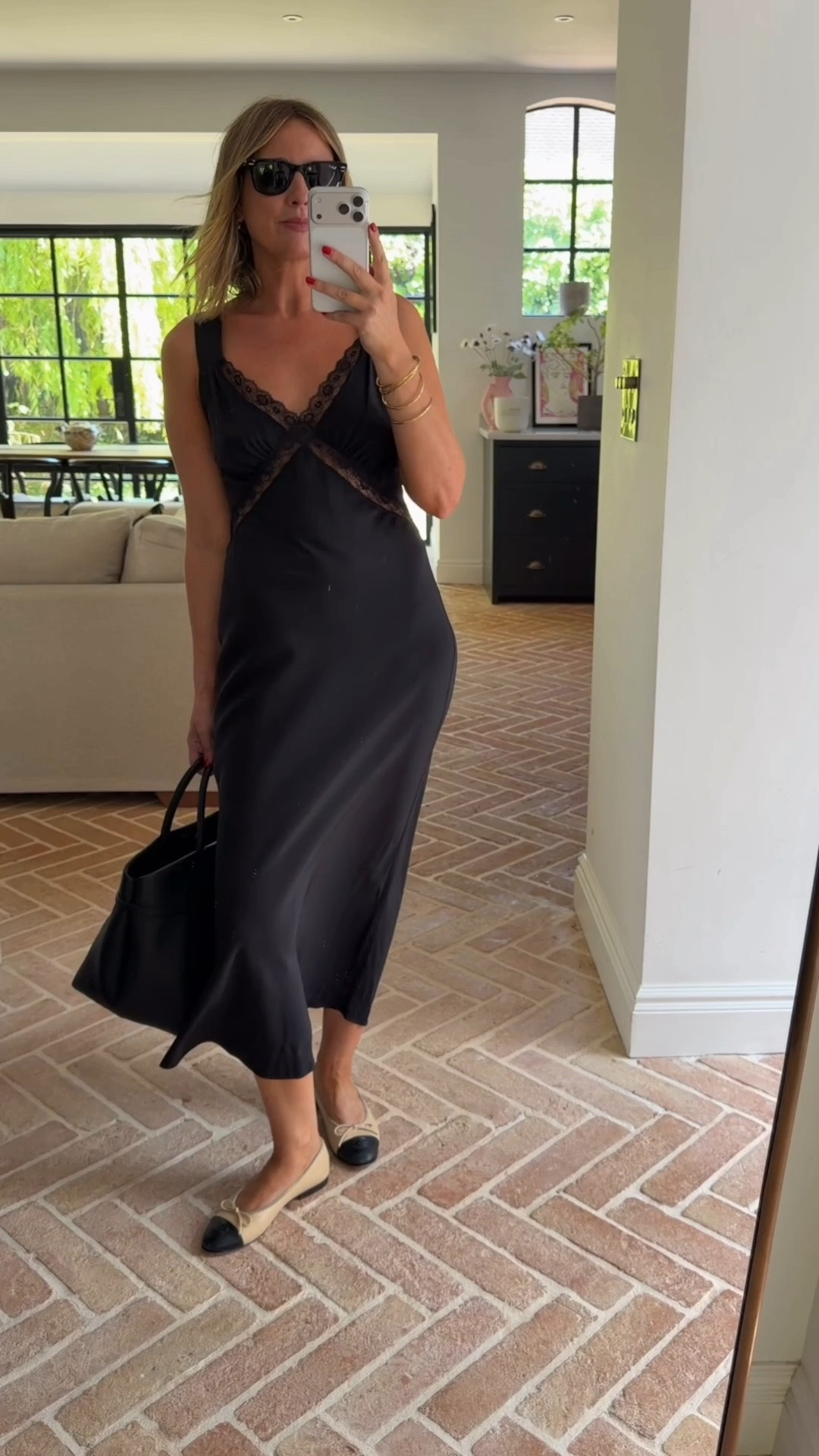 A simple slip dress when the heat rises 🖤

#LTKuk #LTKsummer #LTKeurope