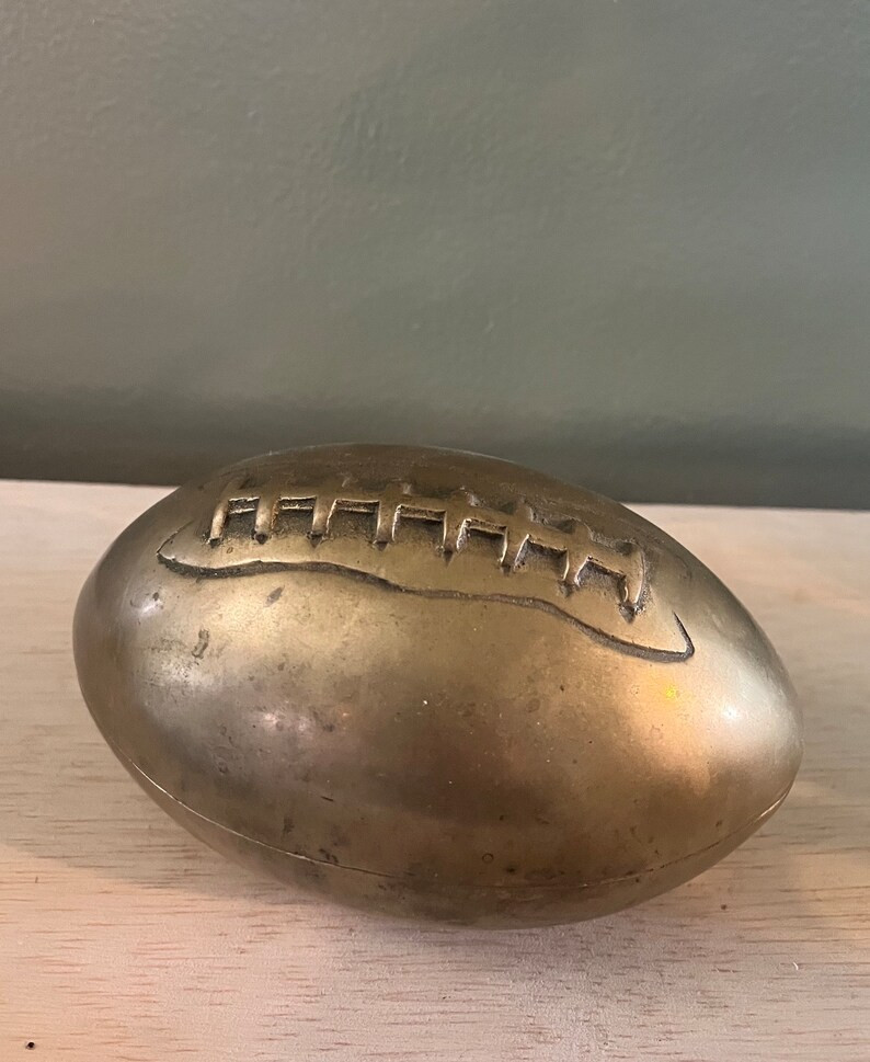1970's Brass Football - Etsy | Etsy (US)