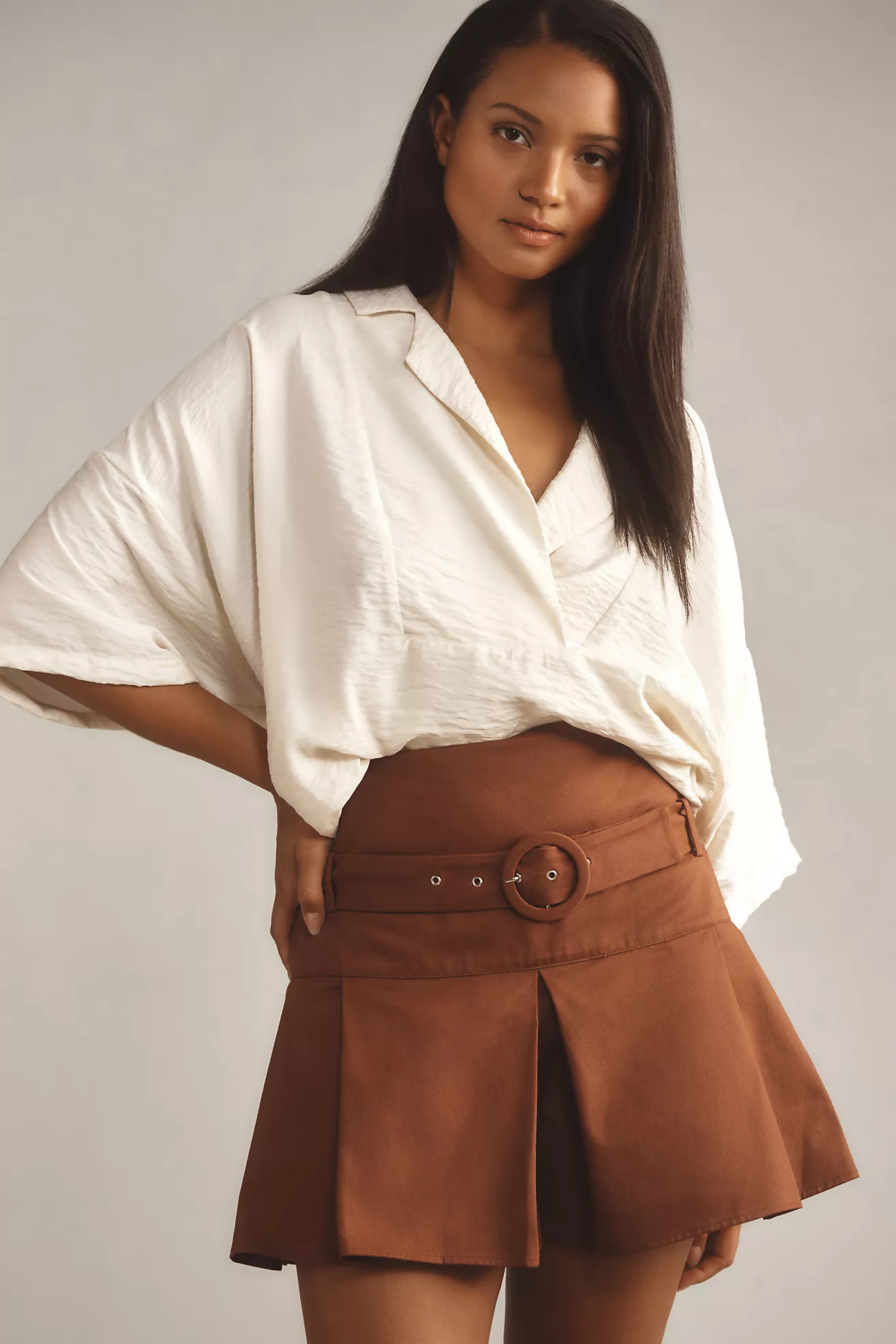 Maeve Belted Skort | Anthropologie (US)