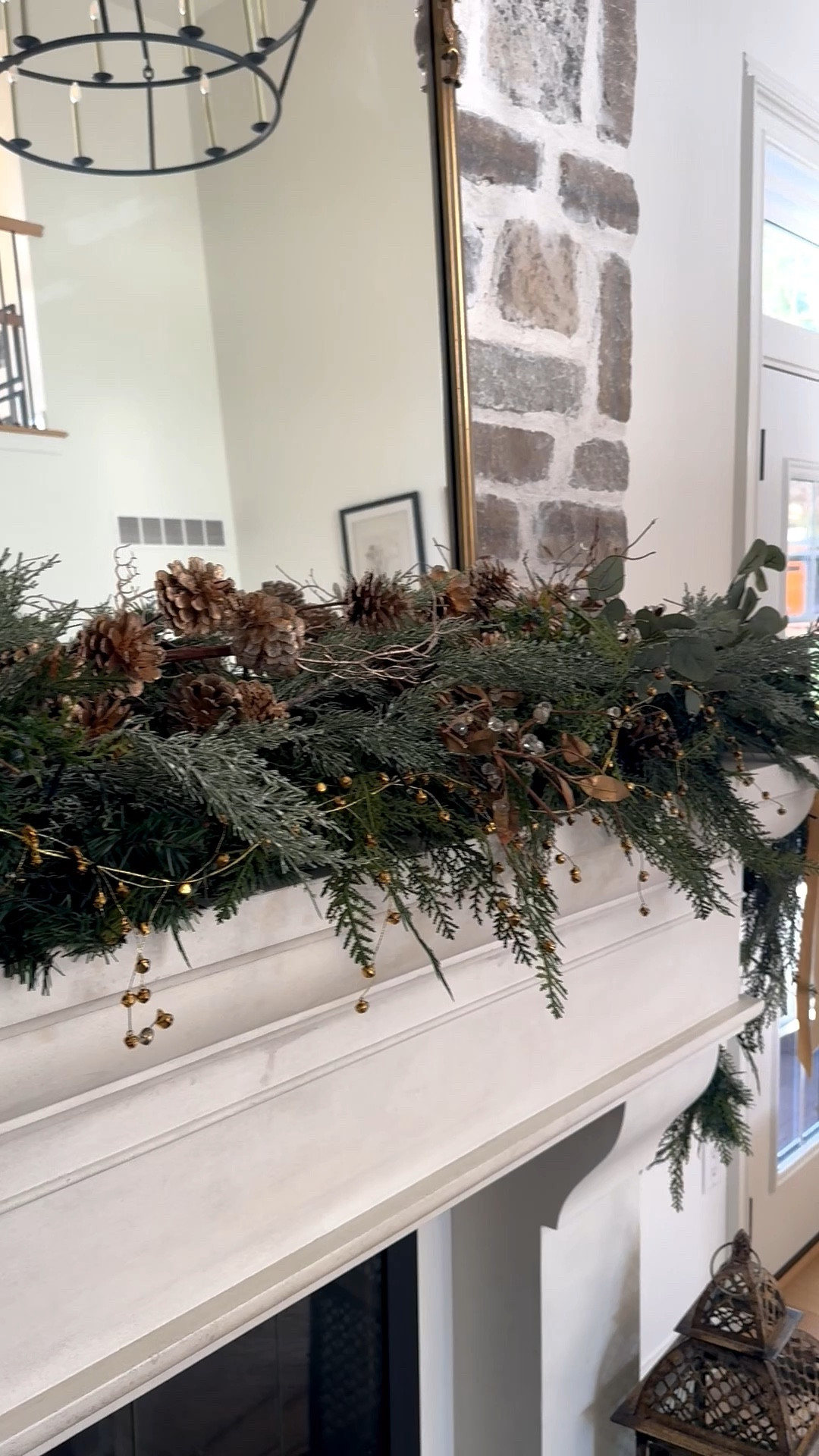 Transforming into Christmas! Create your own garland by combining multiples for a lush look!

#christmasdecor #neutral #brown

#LTKHome #LTKSeasonal #LTKHoliday