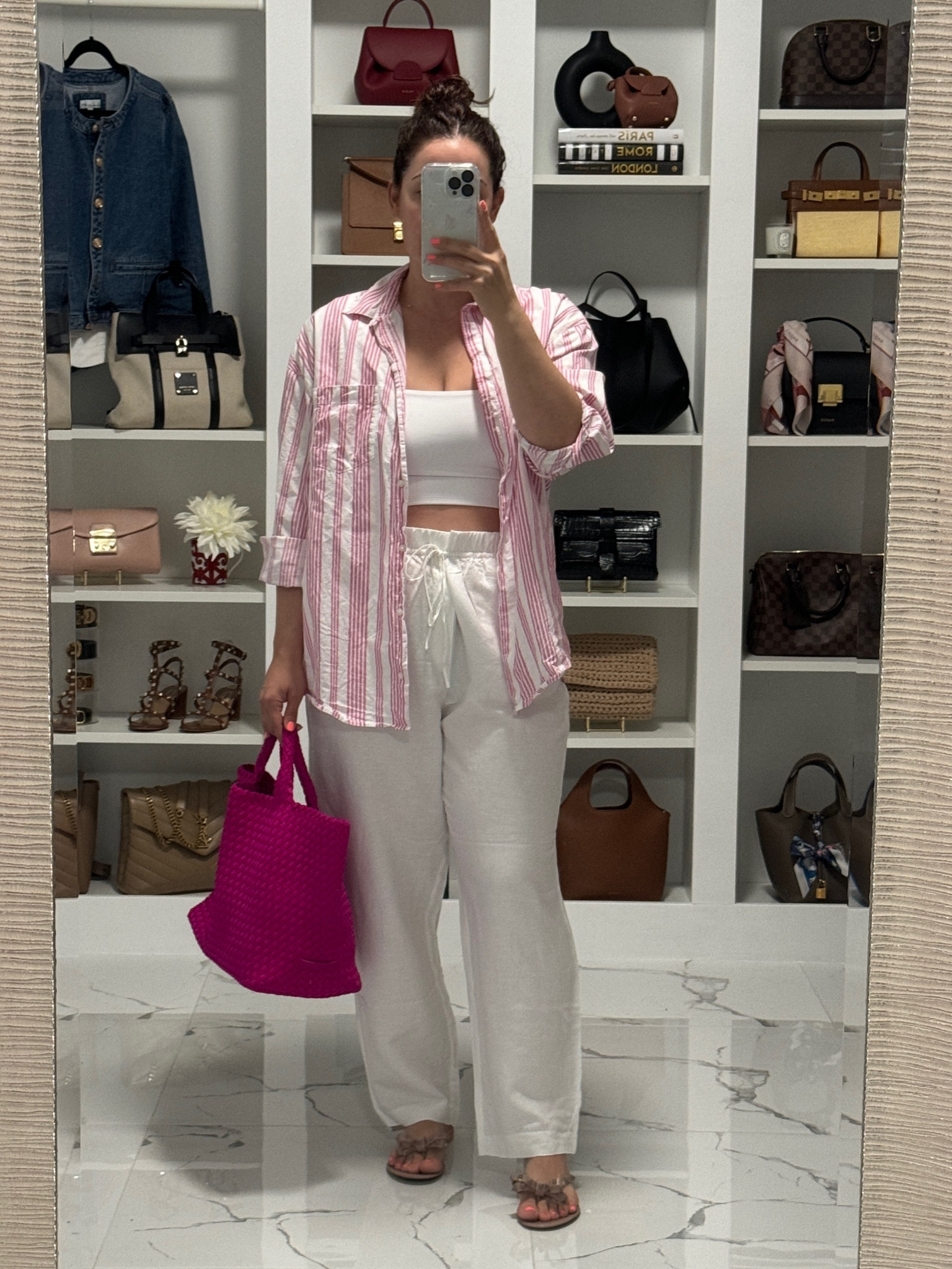 Summer Vacation Airport Outfit Inspo ✈️☀️
Button Up Size M
Pants Size L
Naghedi Tote Size Medium

#LTKStyleTip #LTKSeasonal #LTKItBag