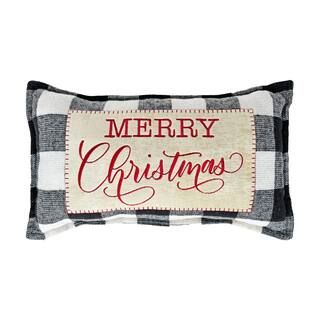 Merry Christmas Buffalo Check Pillow by Ashland® | Michaels Stores