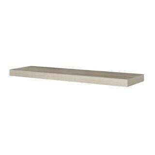 Chicago 10 in. W x 42 in. D Floating Grey Oak Decorative Ledge | The Home Depot