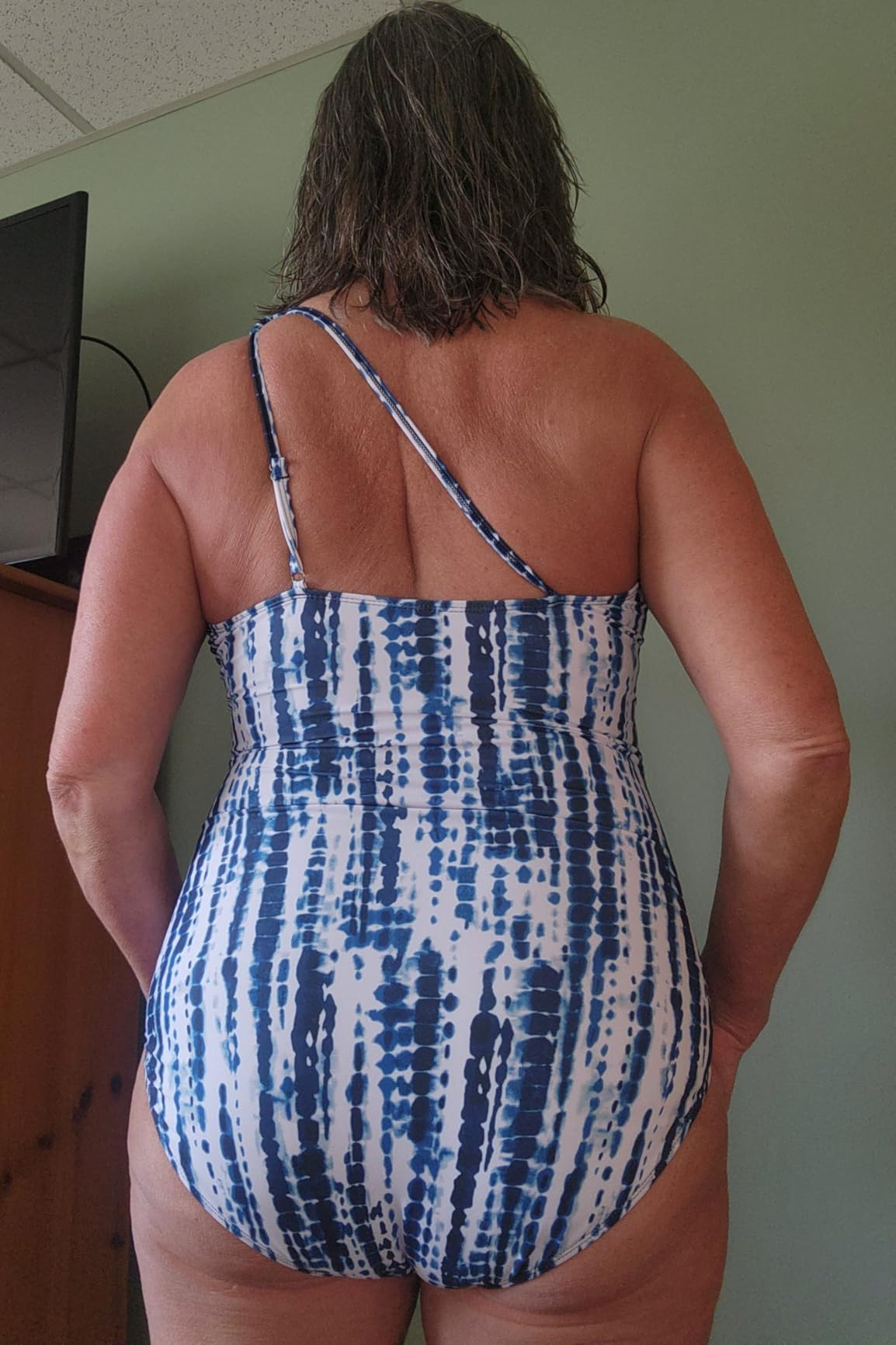 Holipick One Shoulder One Piece Swimsuit for Women Tummy Control Bathing Suits Modest Full Covera... | Amazon (US)