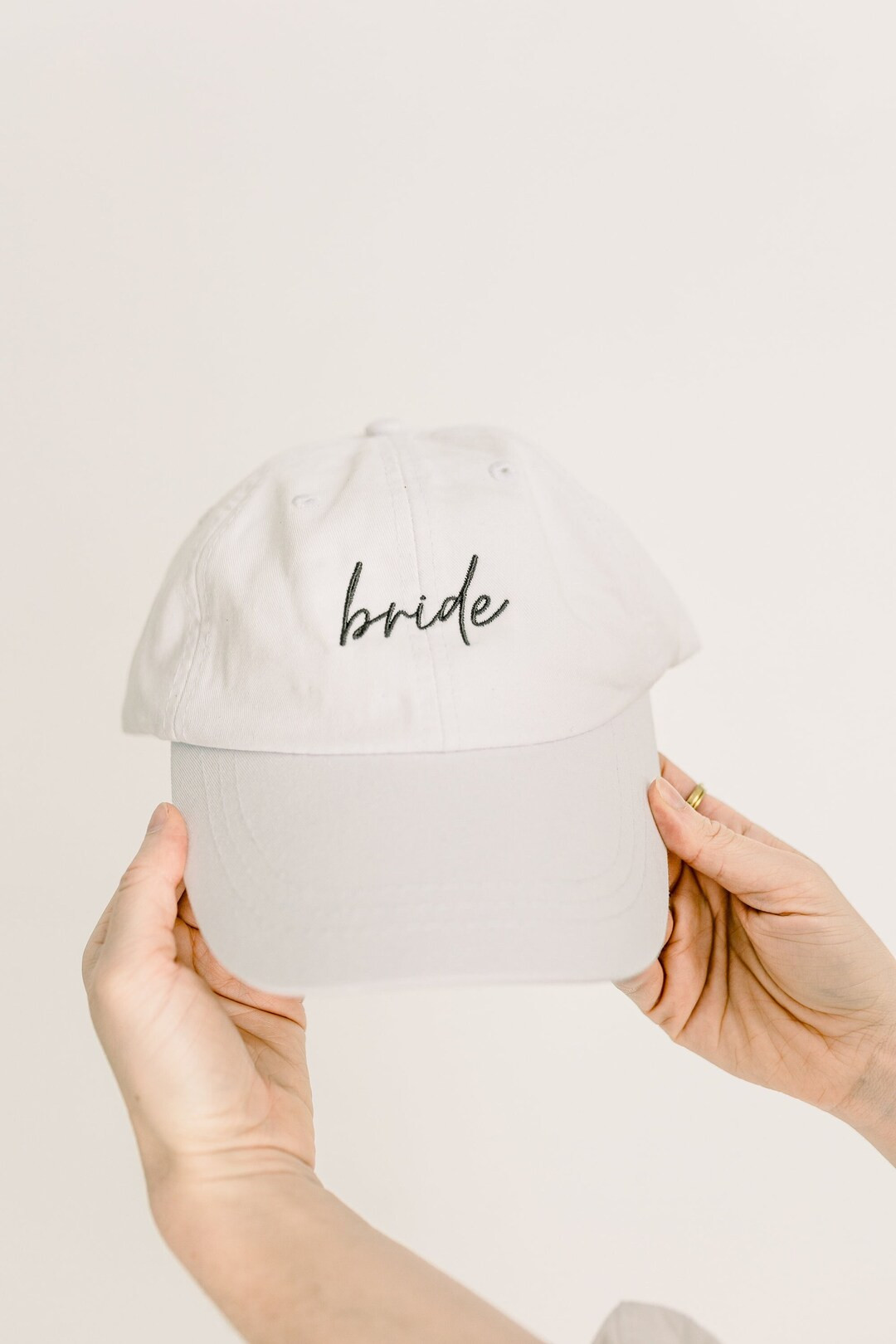 Bride Embroidered Pigment-dyed Baseball Cap moontime Font Adult Unisex & Kids Sizing - Etsy | Etsy (US)