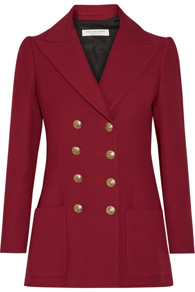 Double-breasted twill blazer | NET-A-PORTER (UK & EU)