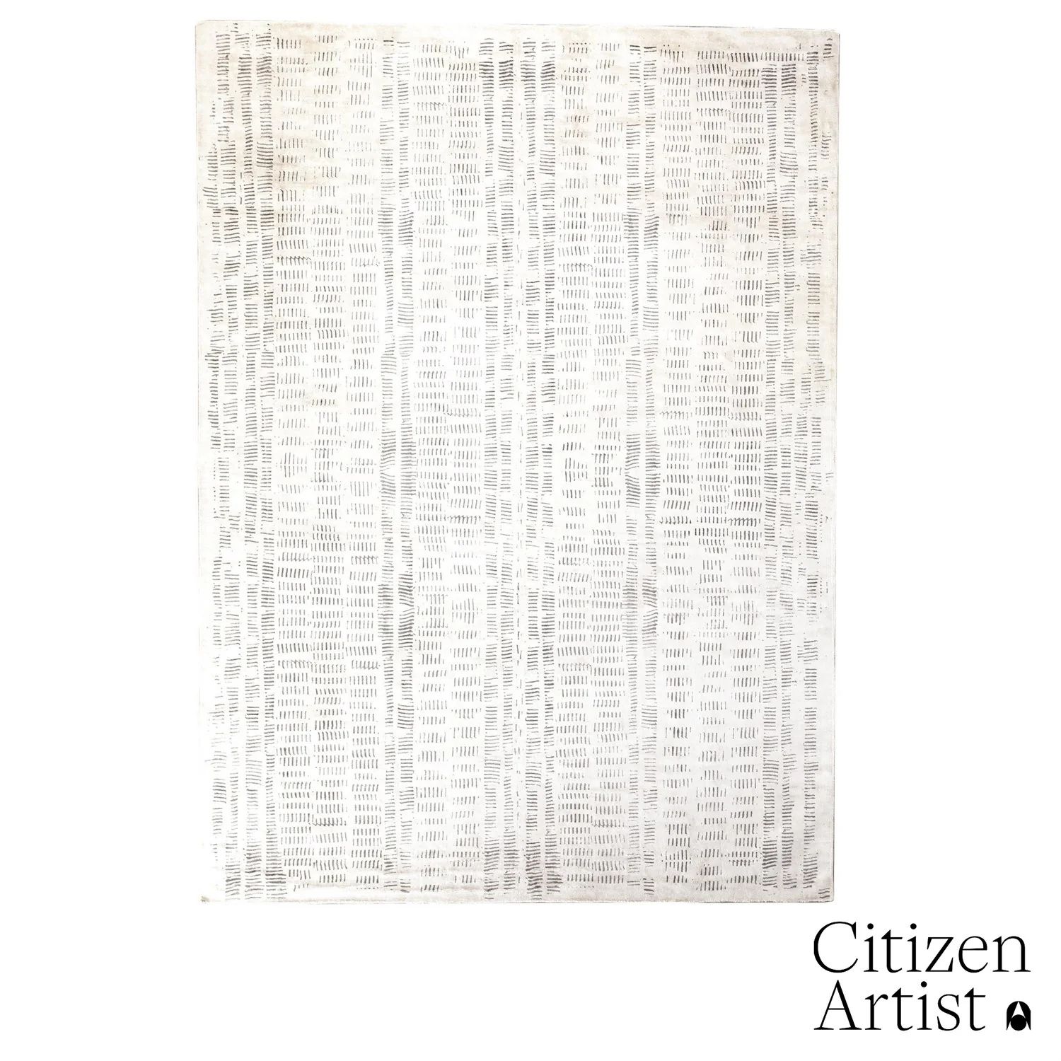Global Views Frequency Rug - Cream Charcoal - Available in 5 Sizes | Alchemy Fine Home