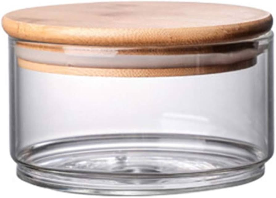 Glass Food Storage Containers Jar Seal Lid Airtight Canister Organization | Amazon (US)