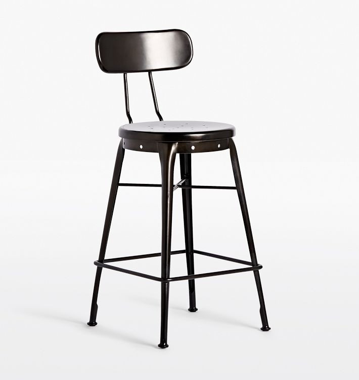 Cobb Counter & Bar Stool with Back | Rejuvenation