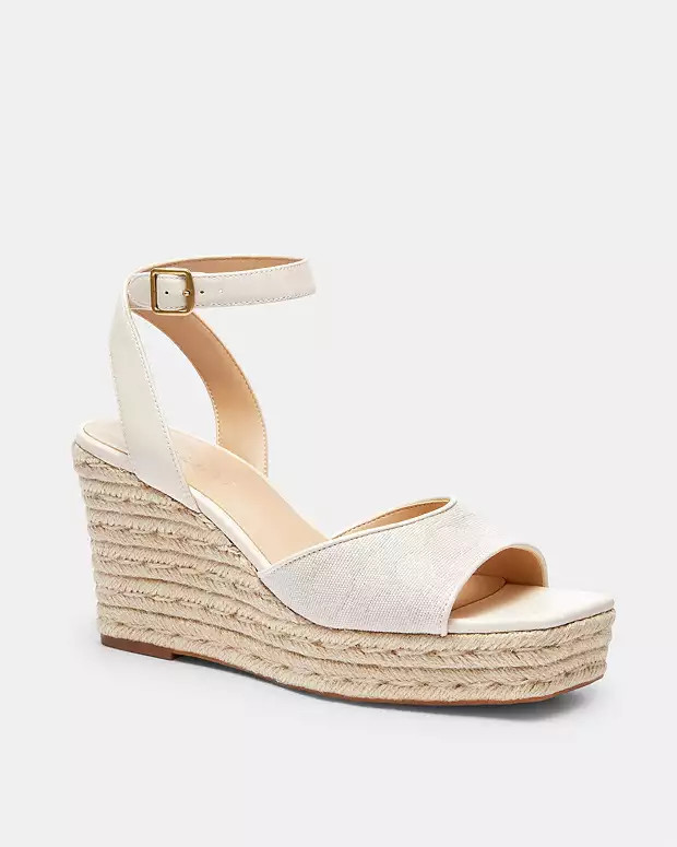 Espadrille Wedge In Signature Jacquard | Coach (US)