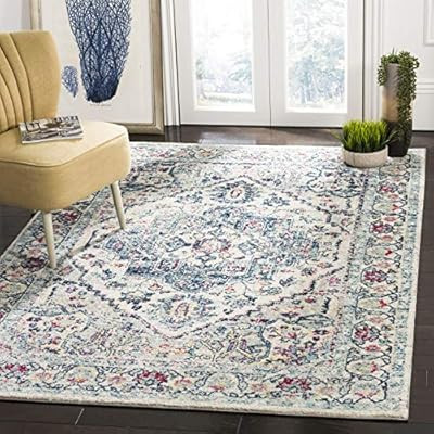 Safavieh Madison Collection MAD930N Navy and Fuchsia Area (3' x 5') Rug | Amazon (US)