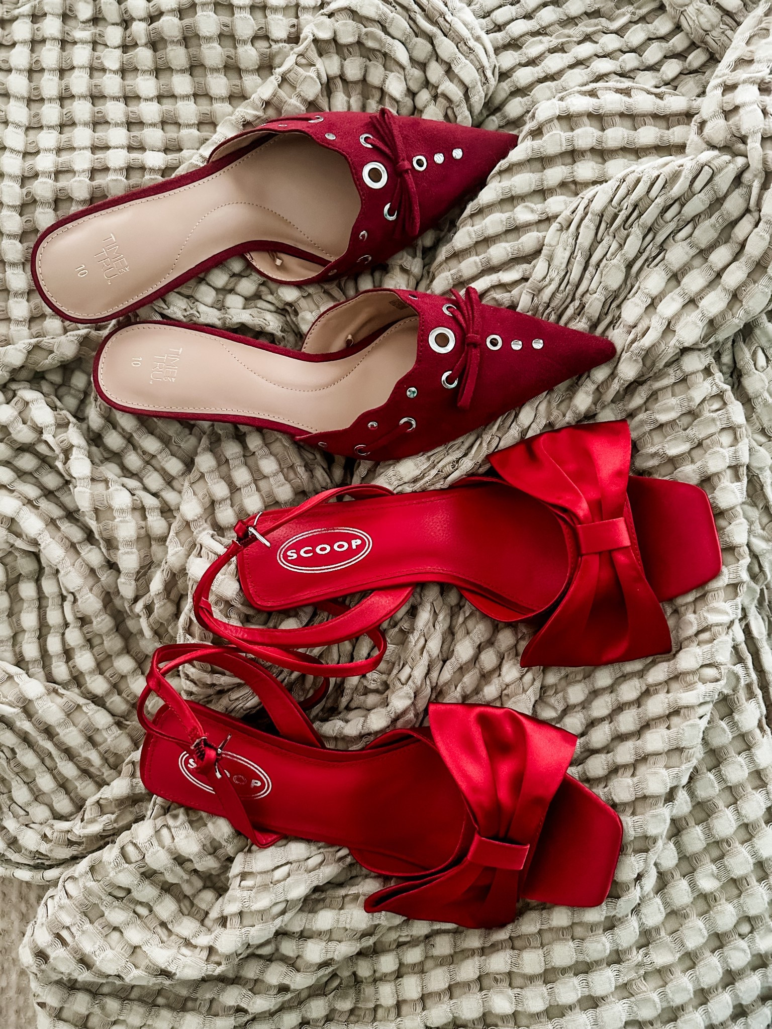 Red shoes for the holiday season. These will sell out quickly! Both are true to size.

#LTKHoliday #LTKFindsUnder50 #LTKShoeCrush