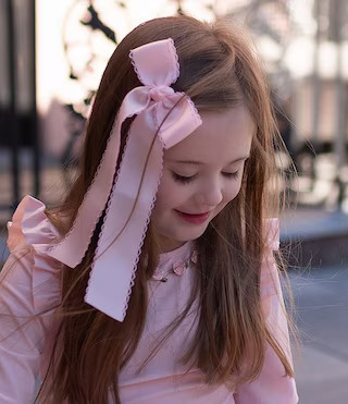 x The Broke Brooke Girls Moonstitch Hair Bow | Dillard's