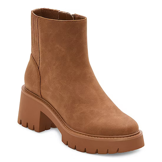 a.n.a Womens Marie Block Heel Booties | JCPenney