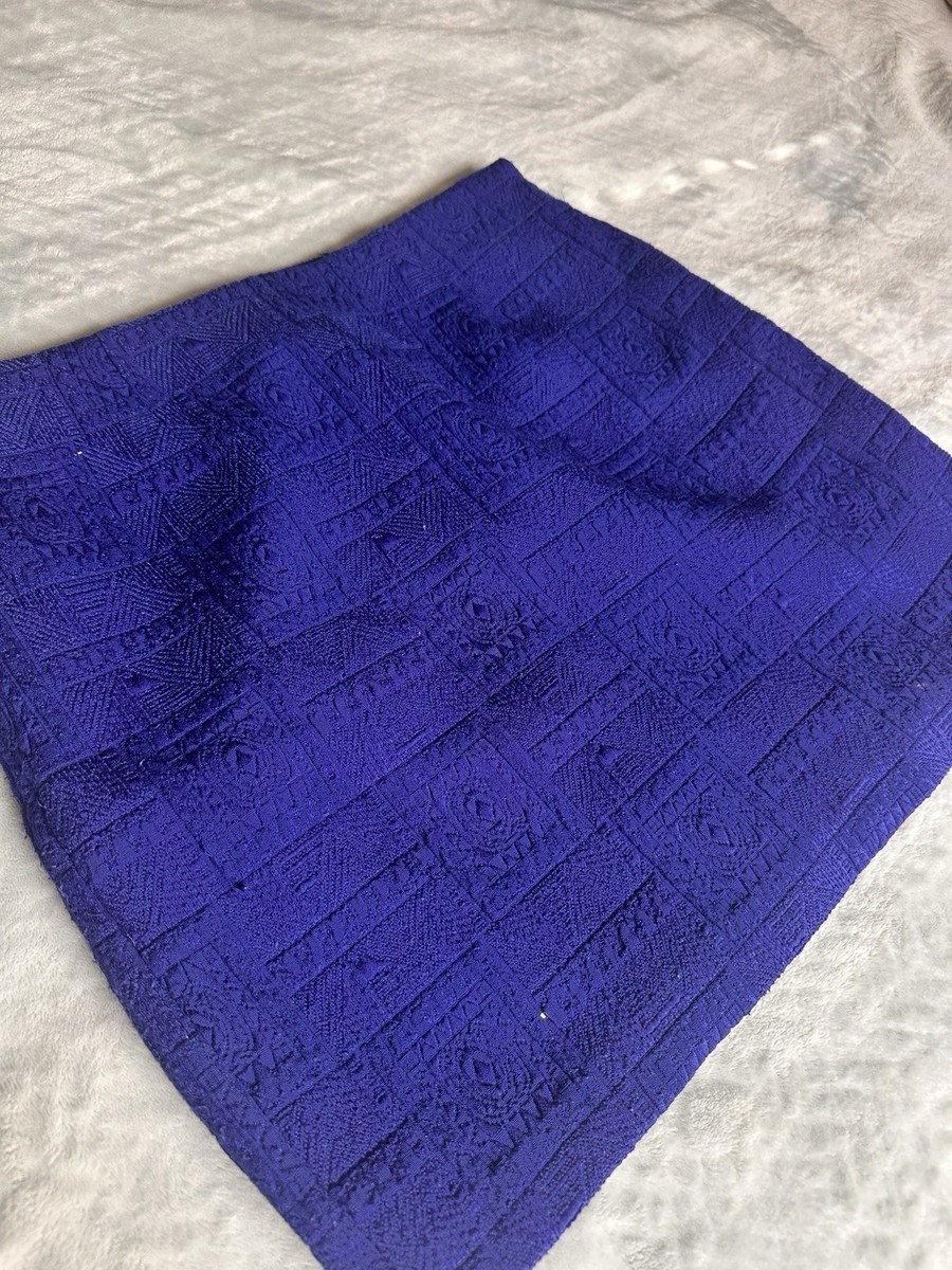 Woman, Blue Mini Skirt Size Medium | eBay US