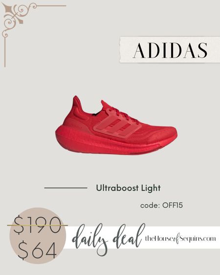 Adidas Ultraboost Light Only $64 with code OFF15