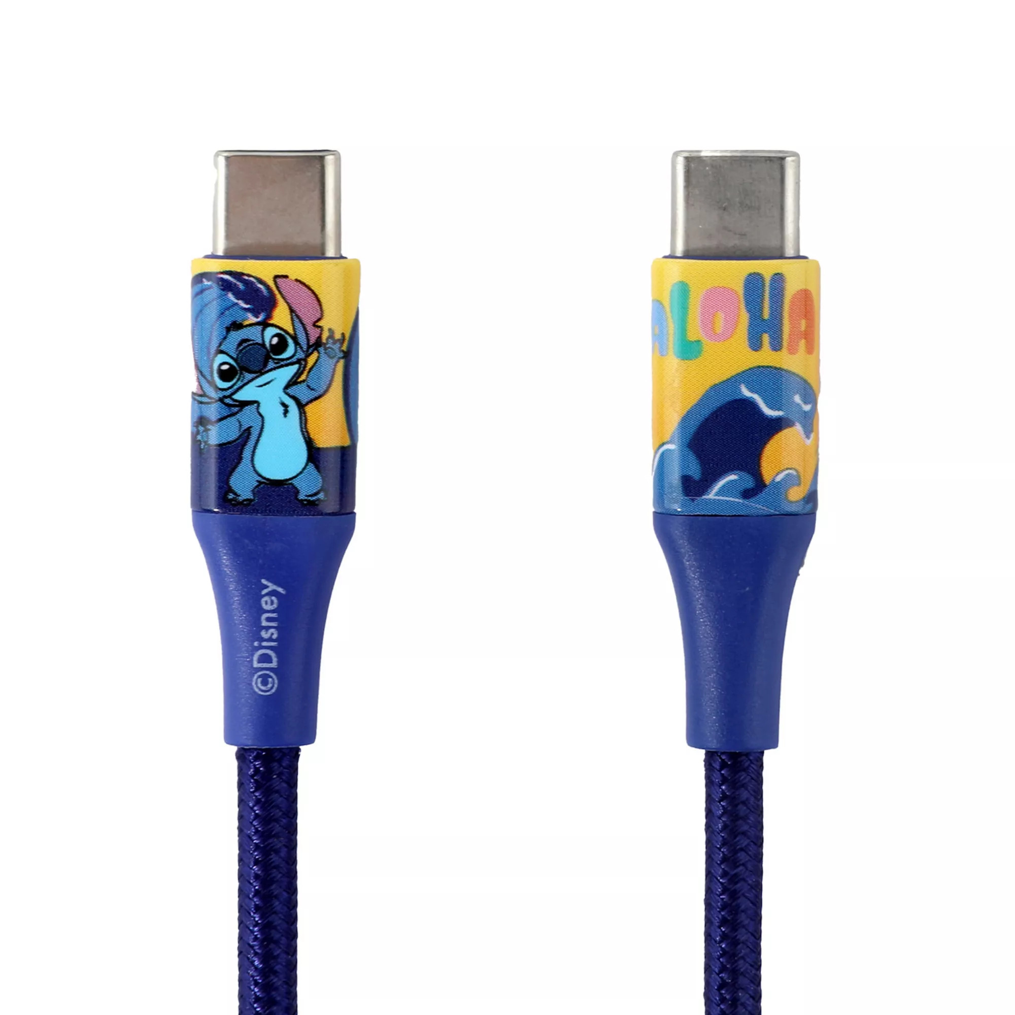 Disney's Stitch Surf's Up 6-ft. Type-C Braided Charging Cable | Kohl's