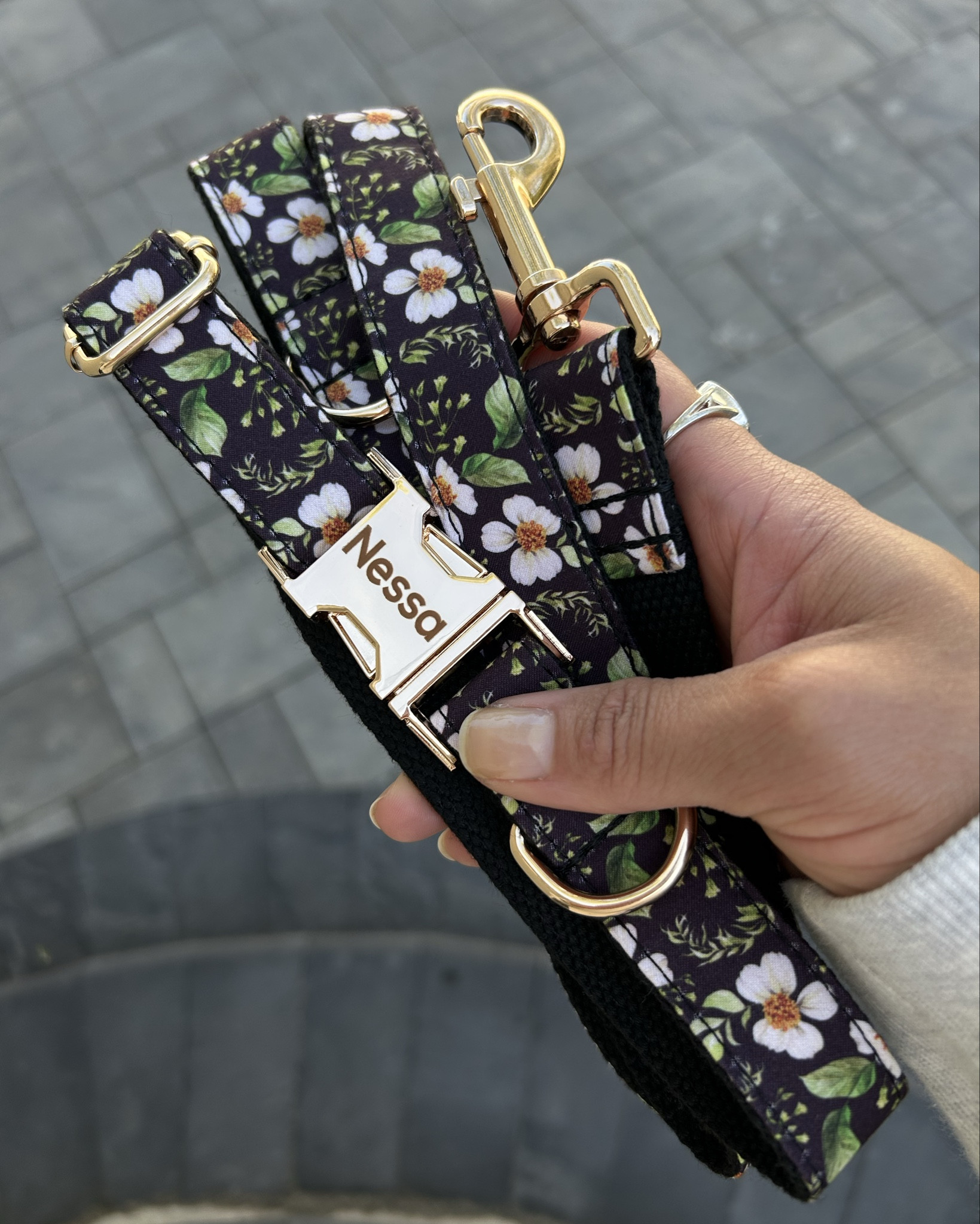 Dog parent gift idea!

Engraved dog collar and leash set.
Adjustable collar. Sturdy material and clip. Washes well in cold water, hang to dry. 
Available in an array of patterns and colors. 
Suitable for midsize to larger dogs.

(Leashes are displayed in a set for pattern & design purposes only! They are not sold as a set).


#LTKFindsUnder50 #LTKPets #LTKGiftGuide