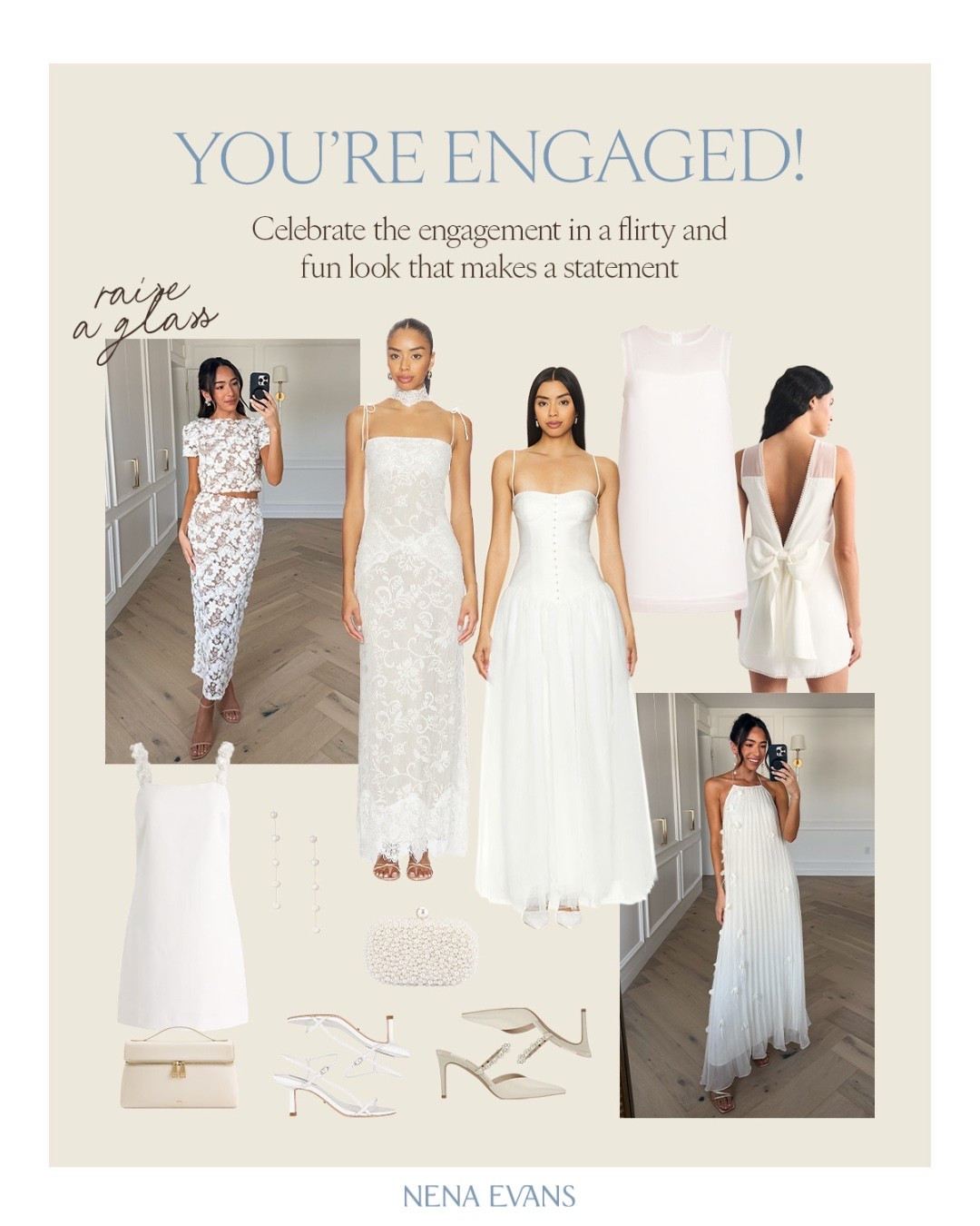 Bridal lookbook 🤍💍

bridal dress, engagement party outfit, bridal outfit, bridal luncheon, bridal shower, civil ceremony, rehearsal dinner, engagement outfit, honeymoon, bachelorette, mini moon outfit 

#LTKWedding #LTKSeasonal