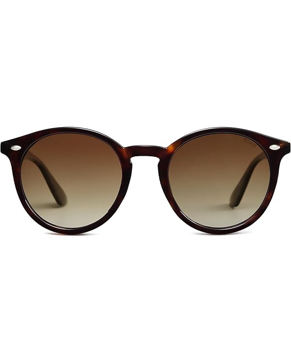 SOJOS Retro Round Polarized Sunglasses for Women Men Classic Vintage Sunnies SJ2069 | Amazon (US)