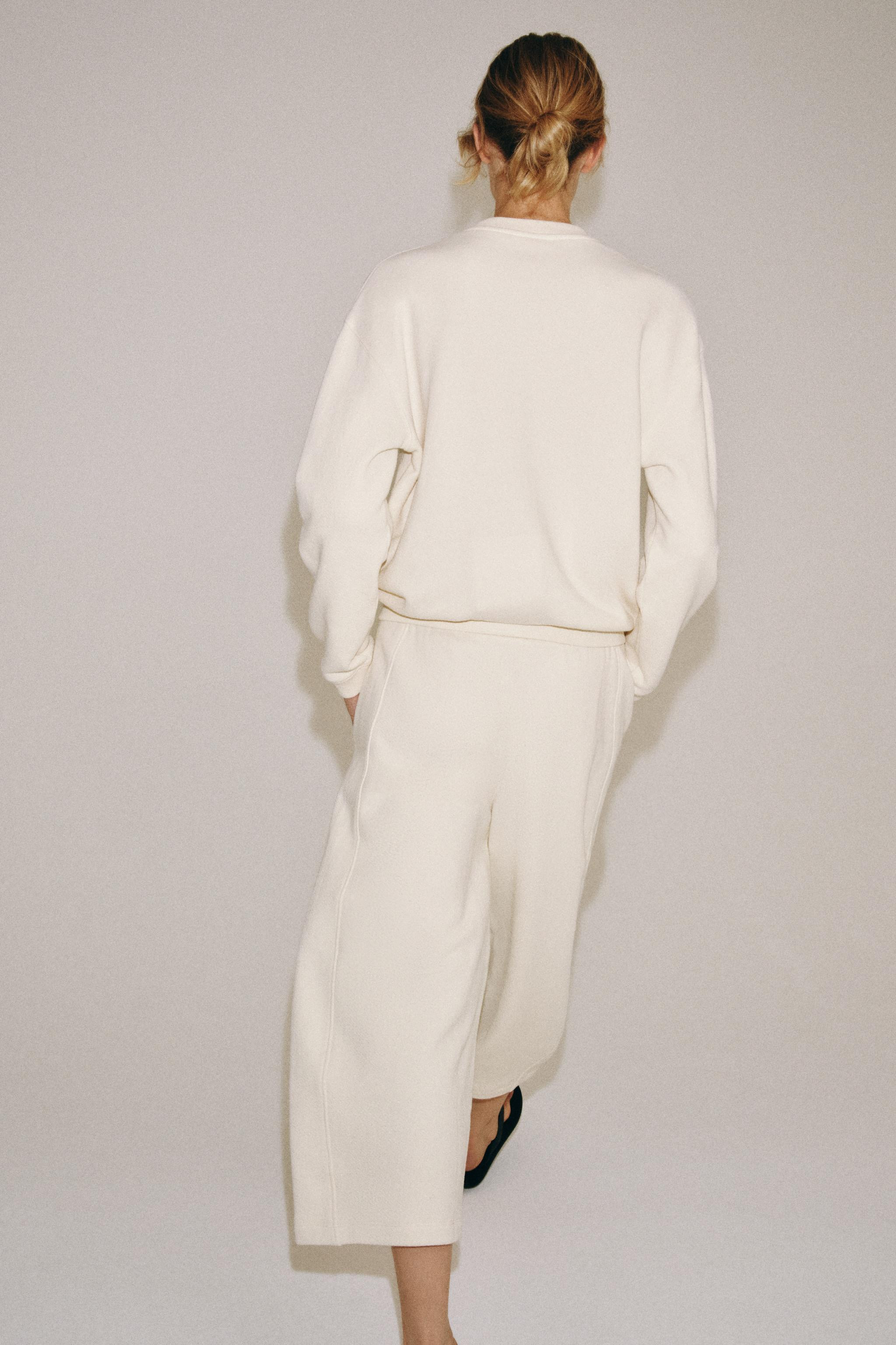 COTTON BUTTON-UP SWEATSHIRT | Zara US
