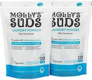 Molly's Suds Original Laundry Detergent Powder | Natural Laundry Detergent Powder for Sensitive S... | Amazon (US)