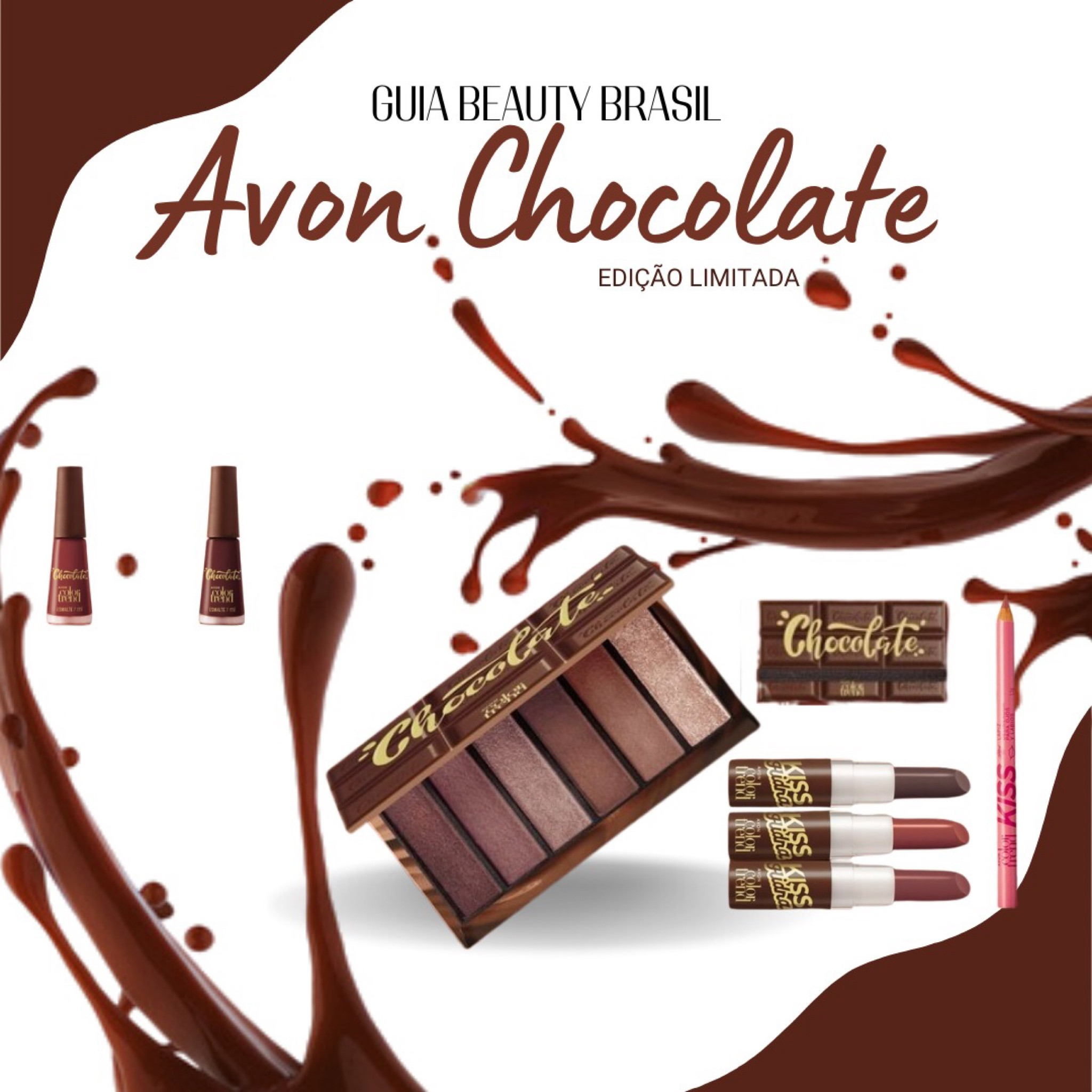 Edição Limitada de @avonbrasil #ChocolateColorTrend Esse lançamento veio para adoçar o nosso visual não é mesmo?!

Os itens estão lindíssimos!!
Paleta de sombras com 6 cores vibrantes, dos Mattes aos metálicos.

Esmaltes 10 free: Trio de tons chocolate para combinações incríveis!

Lápis e batom com cores intensas, textura cremosa e hidratação profunda!

Por aqui, estamos apaixonadas!! E queremos toda a coleção! #LTKAvon 

#LTKbeauty #LTKbrasil