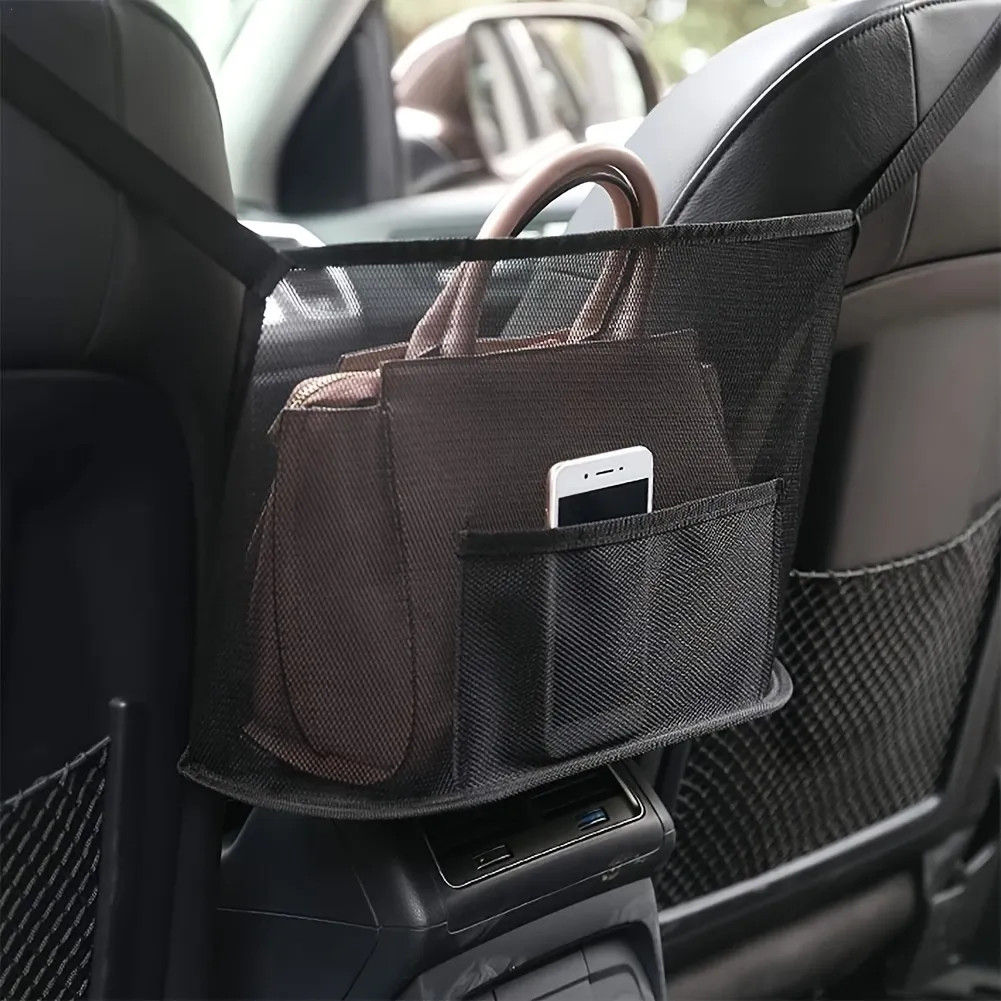 Large Capacity Car Seat Net Pocket, Handbag Purse Holder Bag Organizer Storage Pet Net Barrier Do... | Temu Affiliate Program