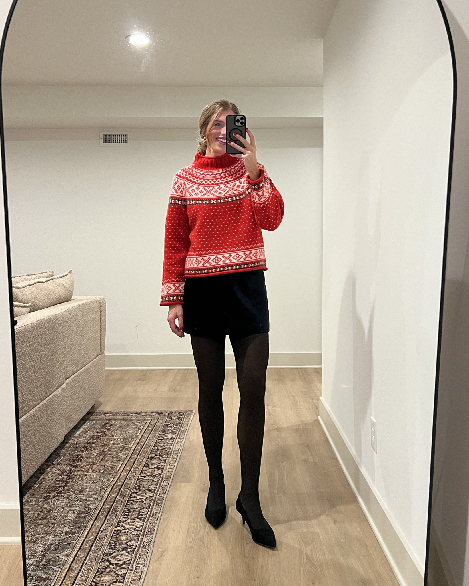 Holiday Outfits Ideas that are 90’s inspired! 
Wearing medium in all tops (my true size for my height) Except small in turtleneck slim fit tops.
Denim button up runs oversized
Sized down to 4 in velvet skirt
Sized up to medium in velvet shorts for bump
“Hose” are really fleece lined leggings that come in talls! Not see through and super warm. 
Jeans run tts (27X34)
Medium tall in black leggings to fit bump



Holiday outfits, tall girl friendly, bump friendly, tall sizes, maternity style, Christmas party outfits, ugly Christmas sweater, Aritzia, j crew, Athleta

#LTKSeasonal #LTKTall #LTKHoliday