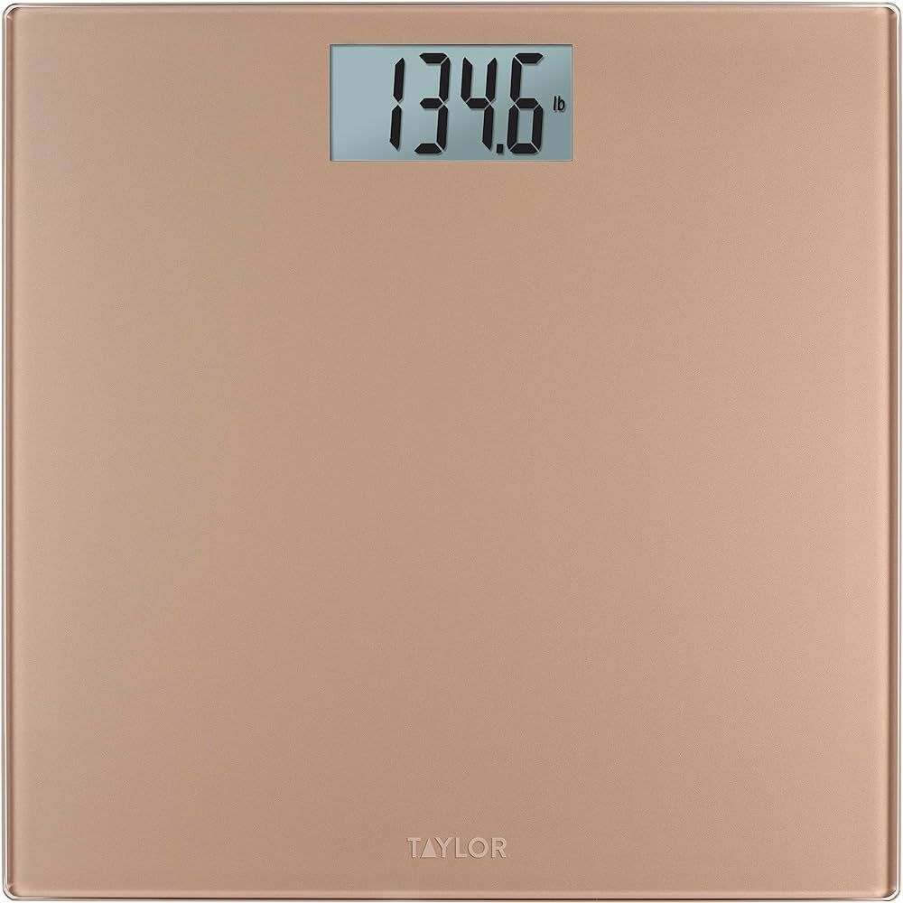 Taylor Digital Scales for Body Weight, Highly Accurate 400 LB Capacity, Durable Glass Platform 11... | Amazon (US)
