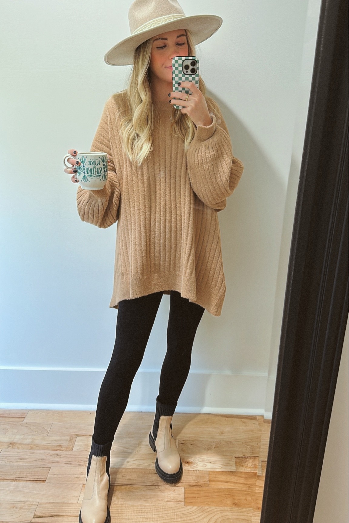 Went super oversized in sweater with an XL just to be comfy! So soft and slouchy. 

#LTKsalealert #LTKfit #LTKSeasonal