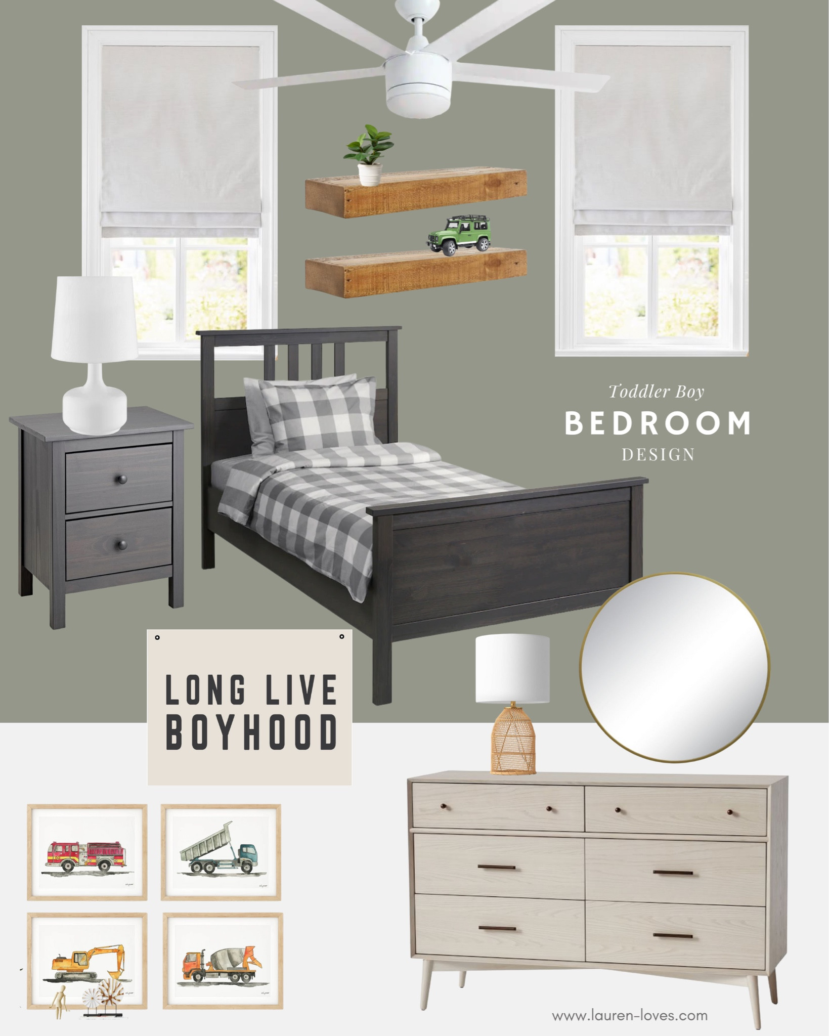 Liam’s Big Boy Room Design