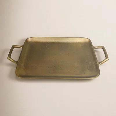 Birch Lane brass decorative tray