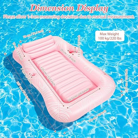 MoKo Inflatable Pool Float Pool Lounger Float for Adults River Floating Sofa Backrest Inflatable ... | Amazon (US)