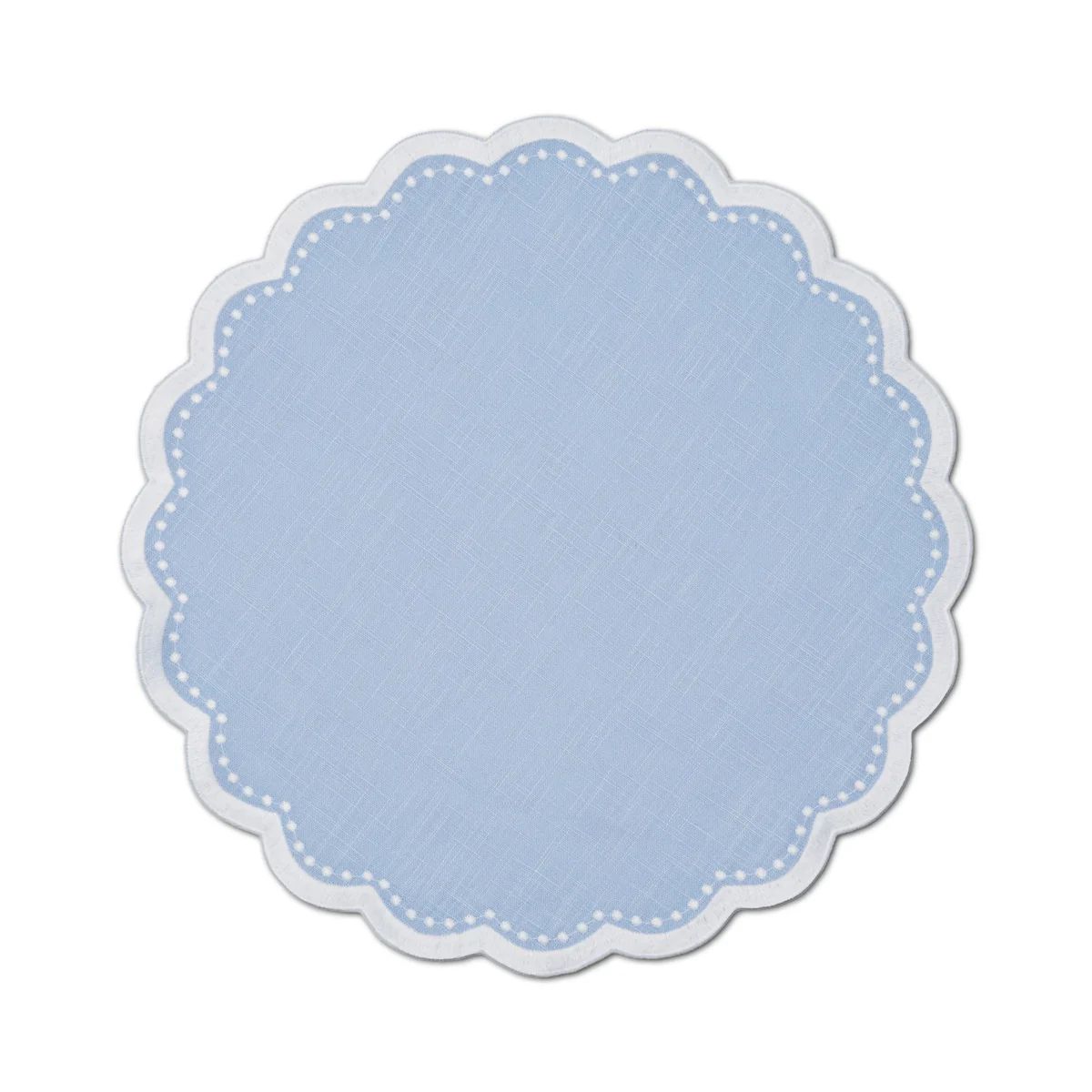 Bluebell Placemat in Light Blue, Set of 4 | Over The Moon