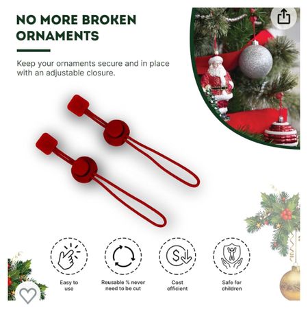 The best ornament hooks. Great for fragile glass ornaments 