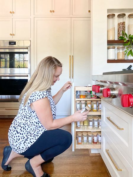 Enough label options, I was able to label everything I needed. I did need to order two boxes to have enough jars. You can install this pull out rack yourself if you have the space for it or plan ahead in a renovation.

#LTKshoecrush #LTKhome