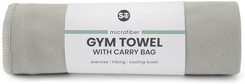 S&T INC. Gym Travel Towel, 1 Pack, Cooling Towels for Camping, Yoga, Home and Gym Bag, 1 Storage ... | Amazon (US)