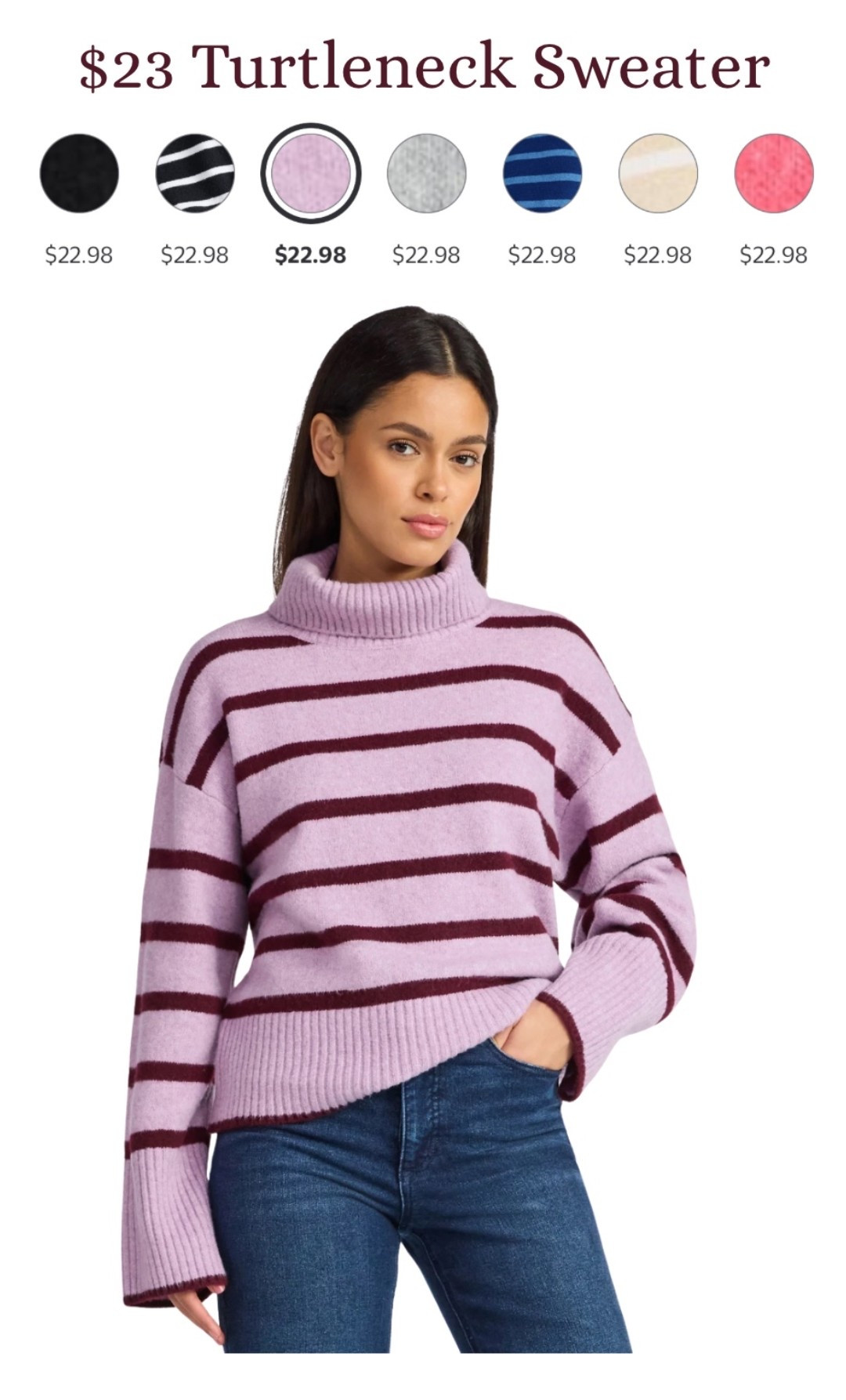 Love the fit and look of this $23 sweater!

#LTKSeasonal #LTKWorkwear #LTKFindsUnder50
