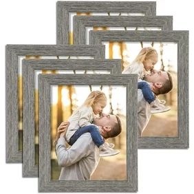 Mainstays 11x14 Inch matted to 8x10 Inch Wood Gallery Frame, Rustic | Walmart (US)