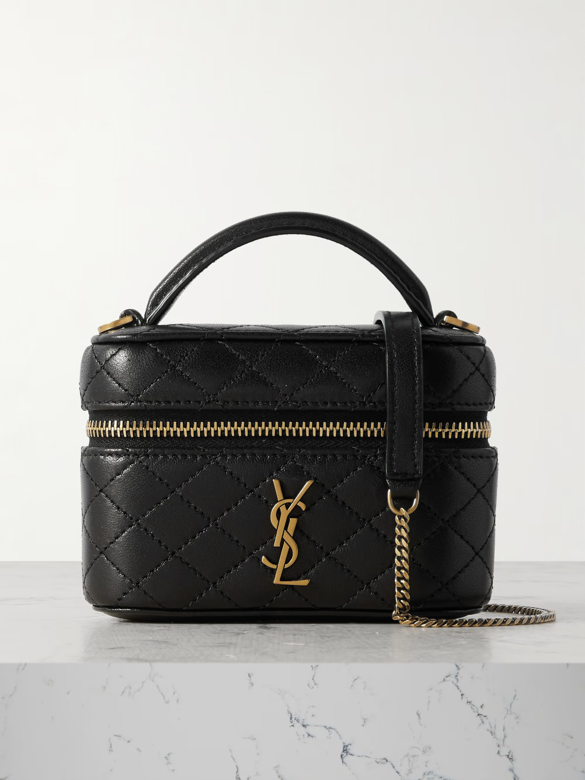 Gaby Vanity micro quilted leather shoulder bag | NET-A-PORTER (US)